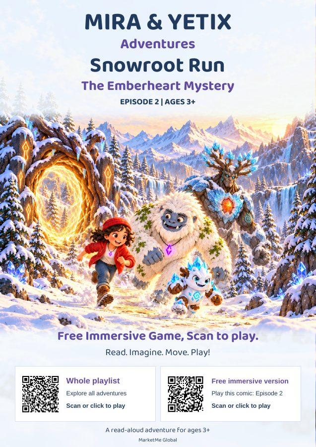 Mira & Yetix Episode 2: Snowroot Run (English) cover