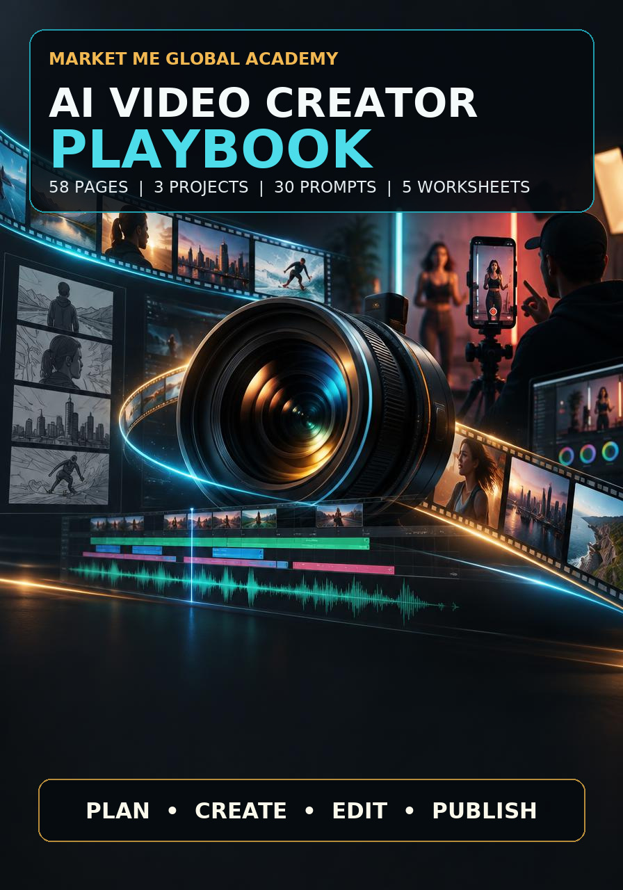 Cover of the AI Video Creator Playbook
