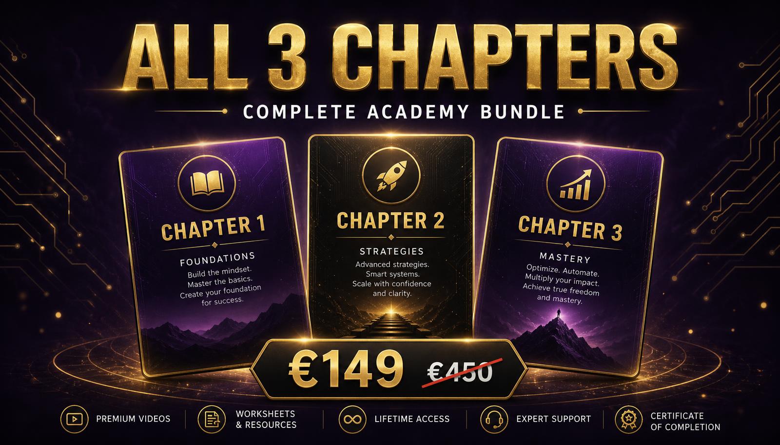 Complete Academy Bundle | All 3 Chapters cover